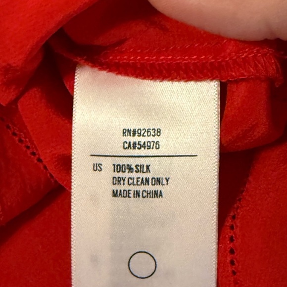 Vintage fossil 100% silk tank size XSmall EUC - Picture 5 of 5